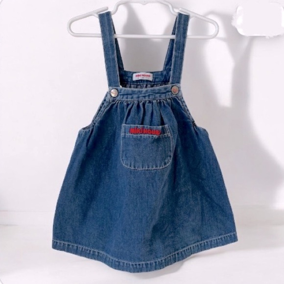 Miki House Other - Toddler Miki House Denim Jumper Dress w/Adjustable Straps